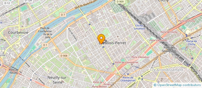localisation de l'entreprise MONSIEUR JEREMY POITEVIN  LEVALLOIS-PERRET