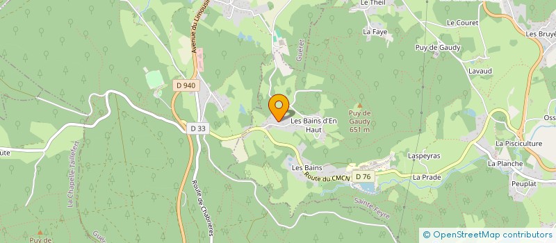 localisation de l'entreprise MONSIEUR JEREMY POMMIER  SAINTE-FEYRE