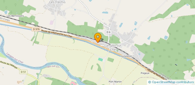 localisation de l'entreprise MONSIEUR JEREMY POMPEIGNE  LANGON-SUR-CHER