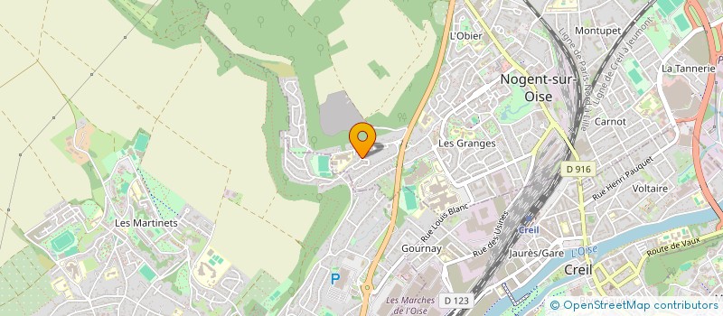 localisation de l'entreprise MONSIEUR JEREMY PORCHER  NOGENT-SUR-OISE