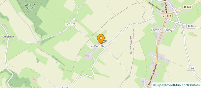 localisation de l'entreprise MONSIEUR JEREMY PORTAIS  WANCHY-CAPVAL