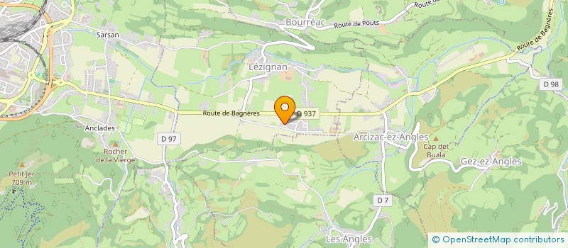 localisation de l'entreprise MONSIEUR JEREMY POULAIN  LEZIGNAN