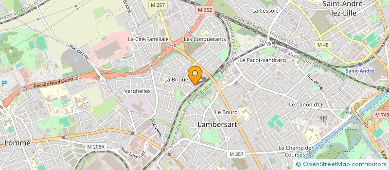 localisation de l'entreprise MONSIEUR JEREMY POULAIN à LAMBERSART