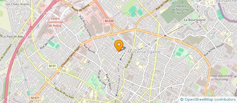 localisation de l'entreprise MONSIEUR JEREMY POULLIN  TOURCOING