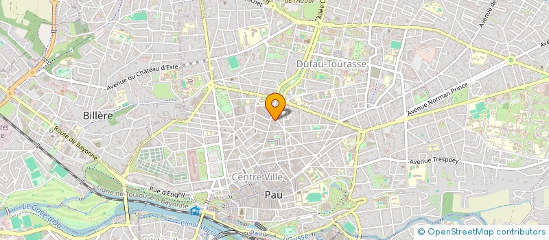 localisation de l'entreprise MONSIEUR JEREMY POURTAU à PAU