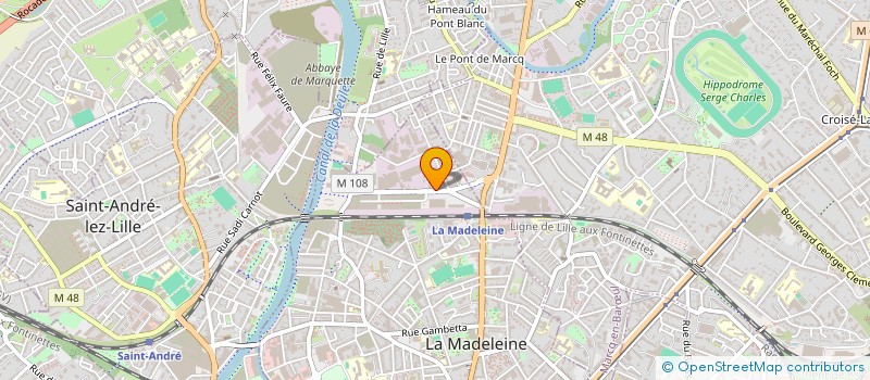 localisation de l'entreprise MONSIEUR JEREMY POUTOT à LA MADELEINE