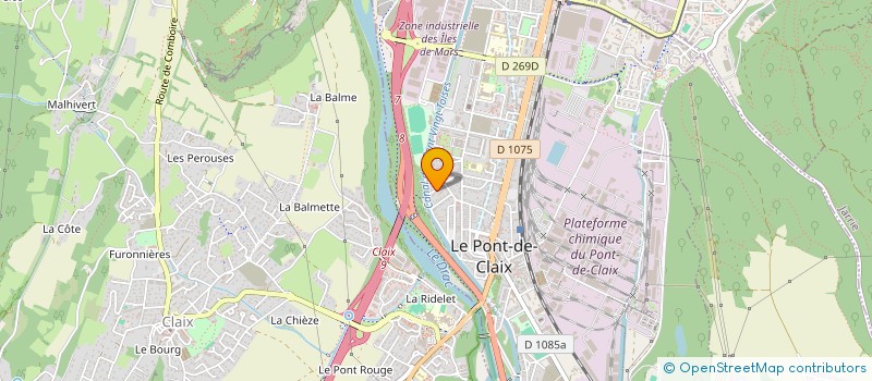 localisation de l'entreprise MONSIEUR JEREMY POUVESLE  LE PONT-DE-CLAIX