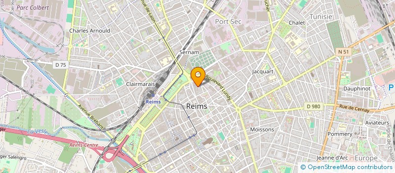 localisation de l'entreprise MONSIEUR JEREMY PRAT  REIMS