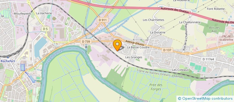 localisation de l'entreprise MONSIEUR JEREMY PRAUD  ROCHEFORT