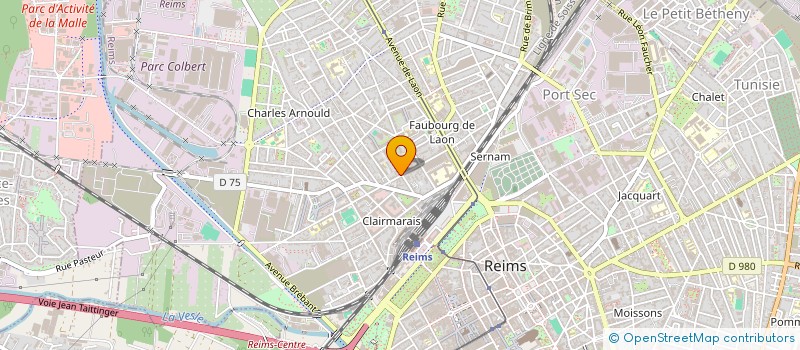 localisation de l'entreprise MONSIEUR JEREMY PREVOTEAUX  REIMS