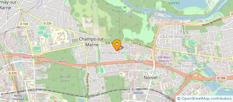 localisation de l'entreprise MONSIEUR JEREMY PRINET  CHAMPS-SUR-MARNE