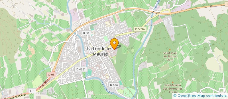 localisation de l'entreprise MONSIEUR JEREMY PRUVOST  LA LONDE-LES-MAURES