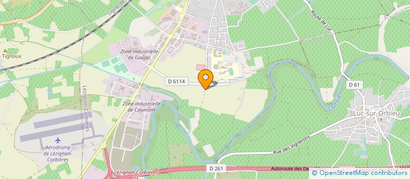 localisation de l'entreprise MONSIEUR JEREMY PUGENS  LEZIGNAN-CORBIERES