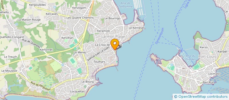 localisation de l'entreprise MONSIEUR JEREMY PUREN  LARMOR-PLAGE