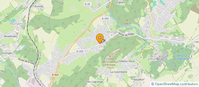 localisation de l'entreprise MONSIEUR JEREMY QUERVEL  ALLINGES