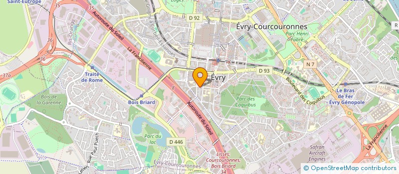 localisation de l'entreprise MONSIEUR JEREMY QUESTE à EVRY-COURCOURONNES