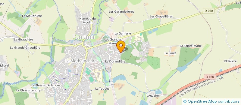 localisation de l'entreprise MONSIEUR JEREMY RABILLIER  SAINT-MATHURIN