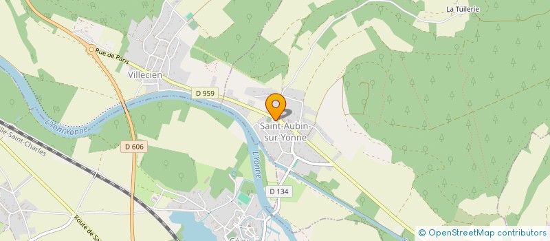 localisation de l'entreprise MONSIEUR JEREMY RACLOT à SAINT-AUBIN-SUR-YONNE
