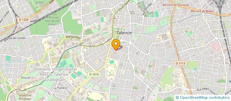 localisation de l'entreprise MONSIEUR JEREMY RAFLEGEAU à TALENCE