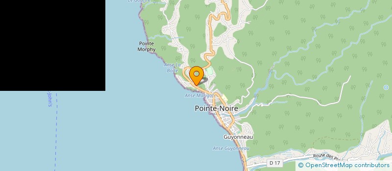 localisation de l'entreprise MONSIEUR JEREMY RAMOS  POINTE-NOIRE