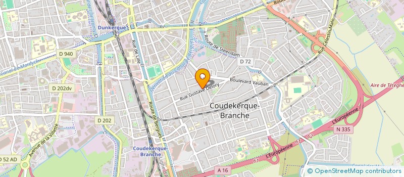 localisation de l'entreprise MONSIEUR JEREMY RAOUL  COUDEKERQUE-BRANCHE