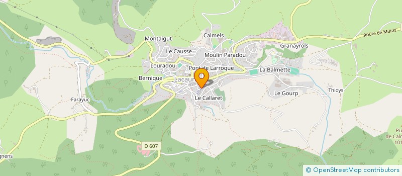 localisation de l'entreprise MONSIEUR JEREMY RASCOL  LACAUNE