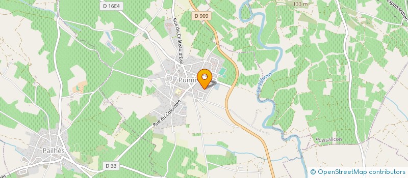 localisation de l'entreprise MONSIEUR JEREMY RATEL  PUIMISSON