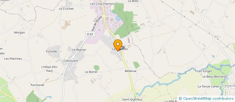 localisation de l'entreprise MONSIEUR JEREMY RAULT  QUESSOY