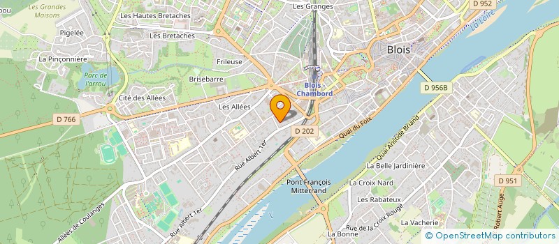 localisation de l'entreprise MONSIEUR JEREMY RAVIN  BLOIS