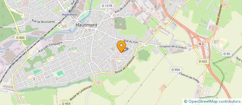 localisation de l'entreprise MONSIEUR JEREMY REDELBERGER  HAUTMONT