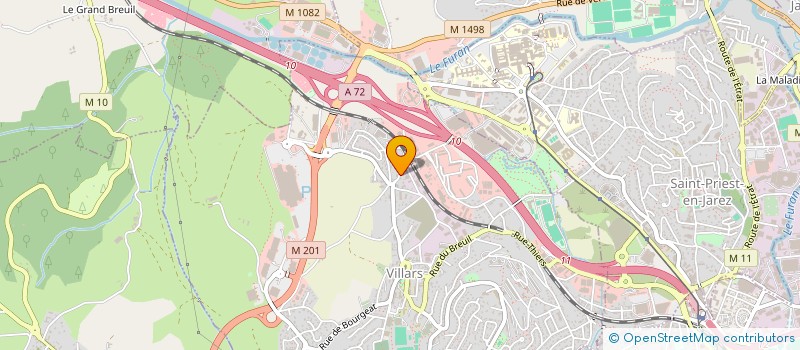 localisation de l'entreprise MONSIEUR JEREMY RELAVE  VILLARS