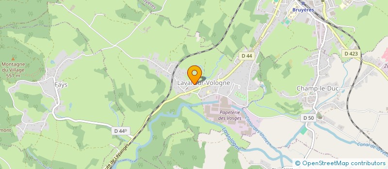 localisation de l'entreprise MONSIEUR JEREMY REMY  LAVAL-SUR-VOLOGNE