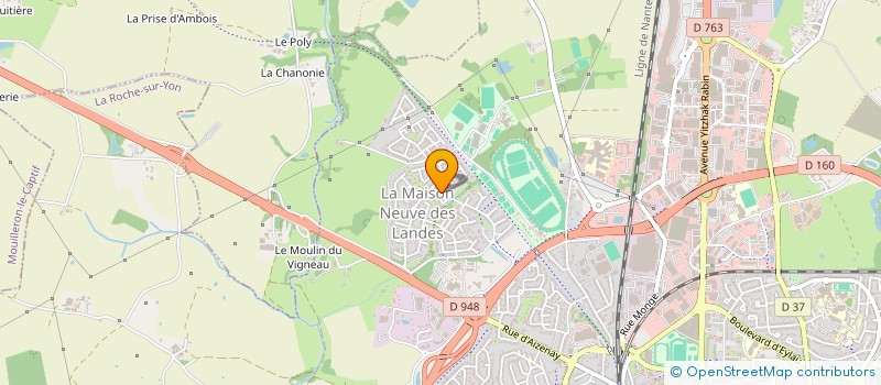 localisation de l'entreprise MONSIEUR JEREMY RENARD à LA ROCHE-SUR-YON