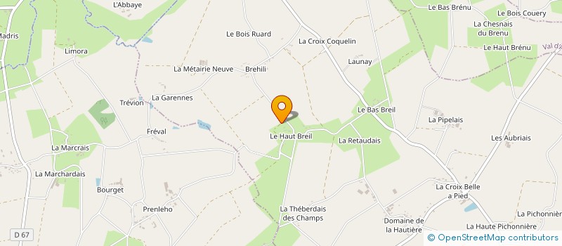 localisation de l'entreprise MONSIEUR JEREMY RENAULT  PIPRIAC