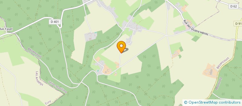 localisation de l'entreprise MONSIEUR JEREMY RENIER  BEZANCOURT