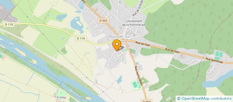 localisation de l'entreprise MONSIEUR JEREMY RIBAULT à OUZOUER-SUR-LOIRE