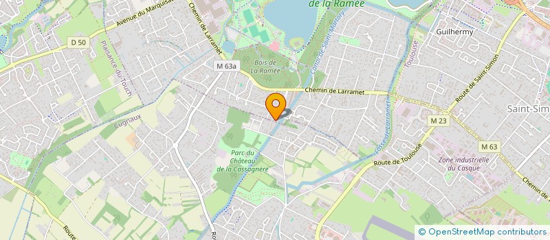 localisation de l'entreprise MONSIEUR JEREMY RICARD  TOURNEFEUILLE