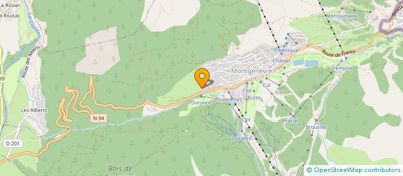 localisation de l'entreprise MONSIEUR JEREMY RICHARD  MONTGENEVRE