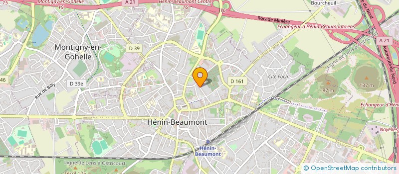 localisation de l'entreprise MONSIEUR JEREMY RICHARD  HENIN-BEAUMONT