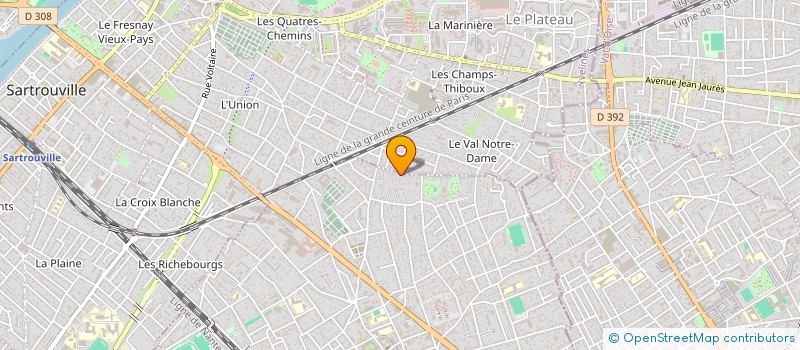 localisation de l'entreprise MONSIEUR JEREMY RICHARD  HOUILLES