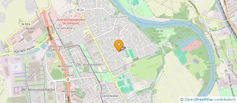 localisation de l'entreprise MONSIEUR JEREMY RIGAL  BEAUZELLE