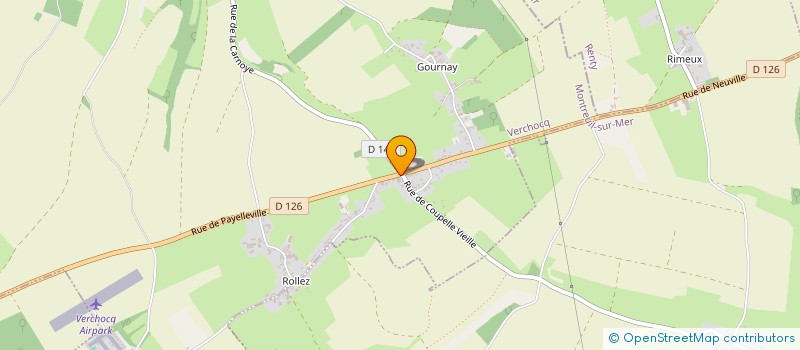 localisation de l'entreprise MONSIEUR JEREMY RINGOT  VERCHOCQ