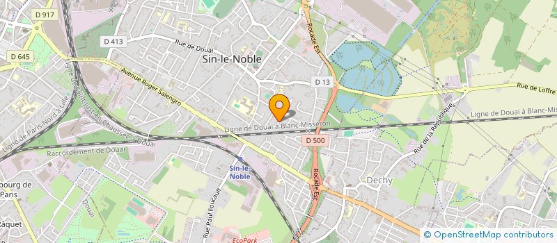 localisation de l'entreprise MONSIEUR JEREMY RIQUIER  SIN-LE-NOBLE