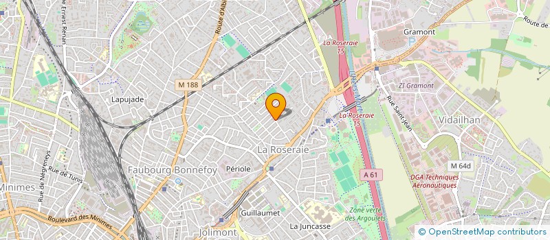 localisation de l'entreprise MONSIEUR JEREMY RIVERE à TOULOUSE