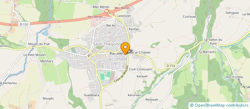 localisation de l'entreprise MONSIEUR JEREMY ROBBE  SAINT-THEGONNEC LOC-EGUINER