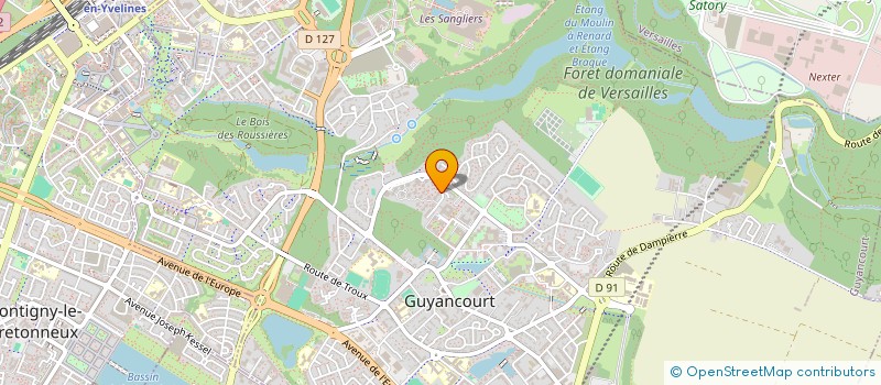 localisation de l'entreprise MONSIEUR JEREMY ROCHE  GUYANCOURT