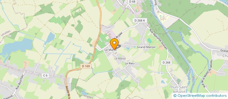 localisation de l'entreprise MONSIEUR JEREMY ROCHER  THUN-SAINT-AMAND