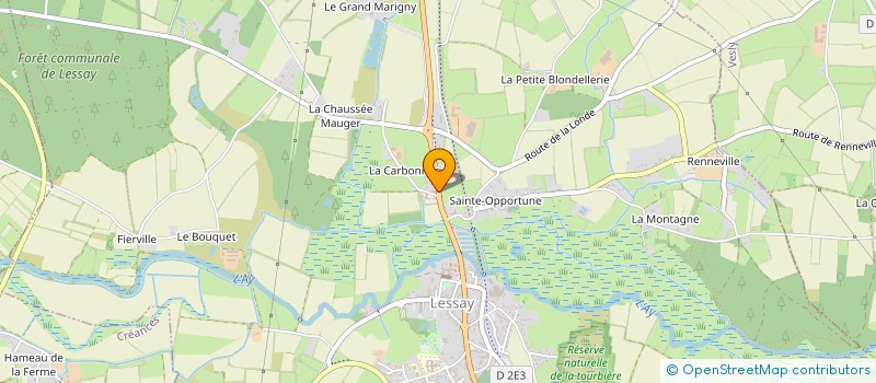 localisation de l'entreprise MONSIEUR JEREMY ROGER  LESSAY