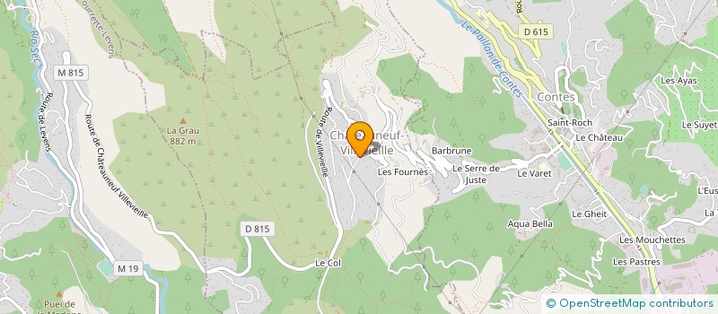 localisation de l'entreprise MONSIEUR JEREMY ROLLAND à CHATEAUNEUF-VILLEVIEILLE