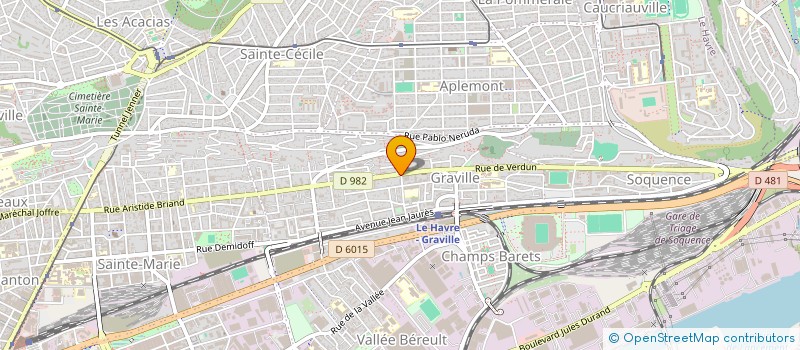 localisation de l'entreprise MONSIEUR JEREMY ROMAIN à LE HAVRE